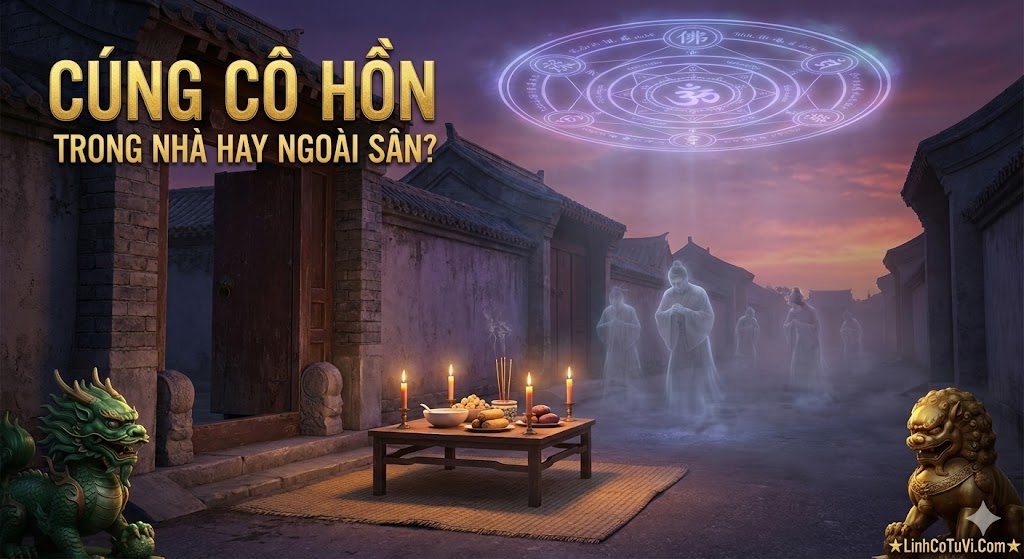 Cúng Cô Hồn Tháng 7: Nên Đặt Mâm Cúng Ngoài Sân Hay Trong Nhà