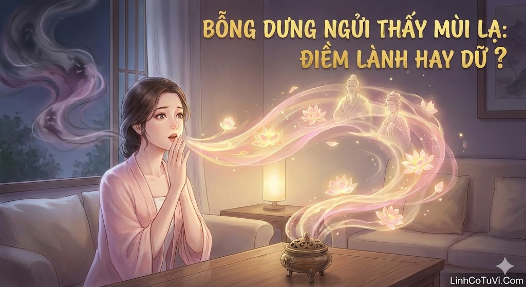 Bỗng Dưng Ngửi Thấy Mùi Nhang Khói Hoặc Mùi Hoa Thơm Lạ: Ông Bà Về Thăm Hay Điềm Báo Gì?