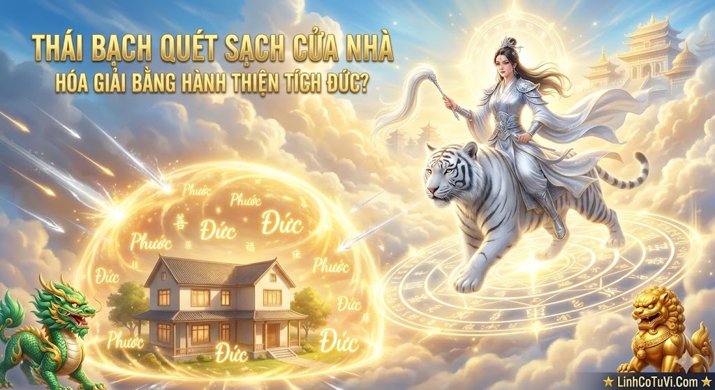 Sao Thái Bạch Quét Sạch Cửa Nhà: Cách Cúng Sao Giải Hạn Hay Chỉ Cần Hành Thiện Tích Đức?