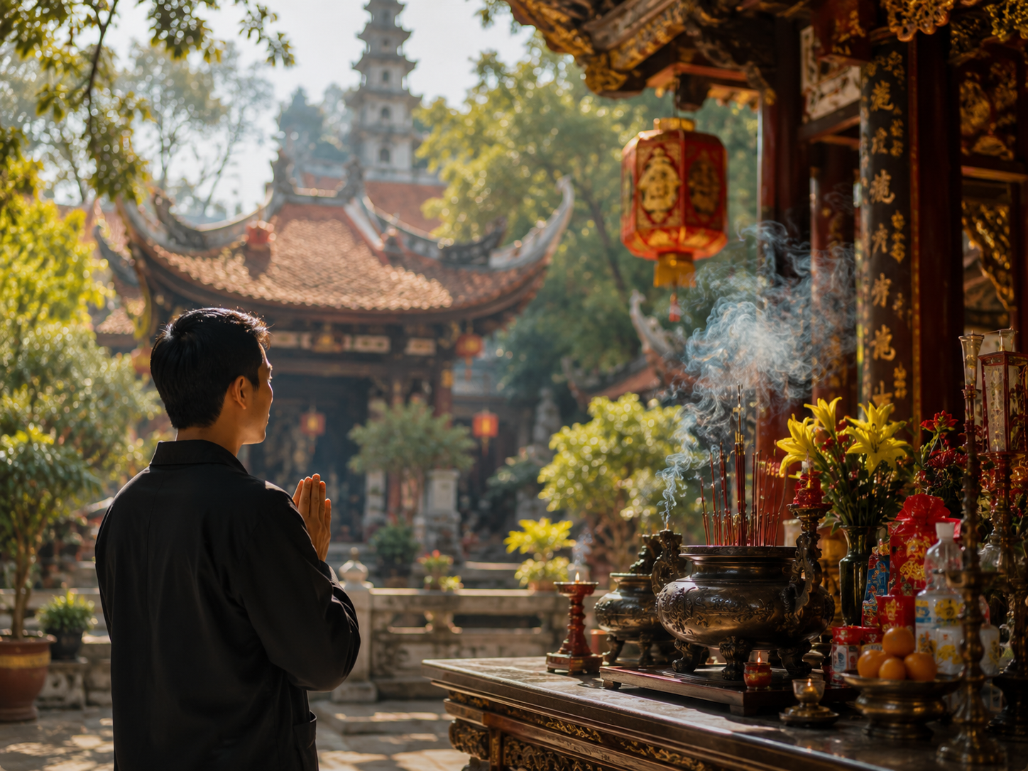Cầu công việc hanh thông nhưng vẫn giữ đúng tâm
