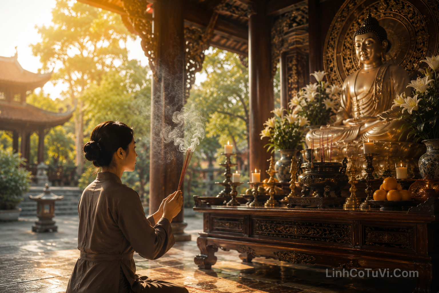 Ý nghĩa của việc dâng hương trong đời sống tinh thần